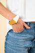 Modern bangle Molly - metallic